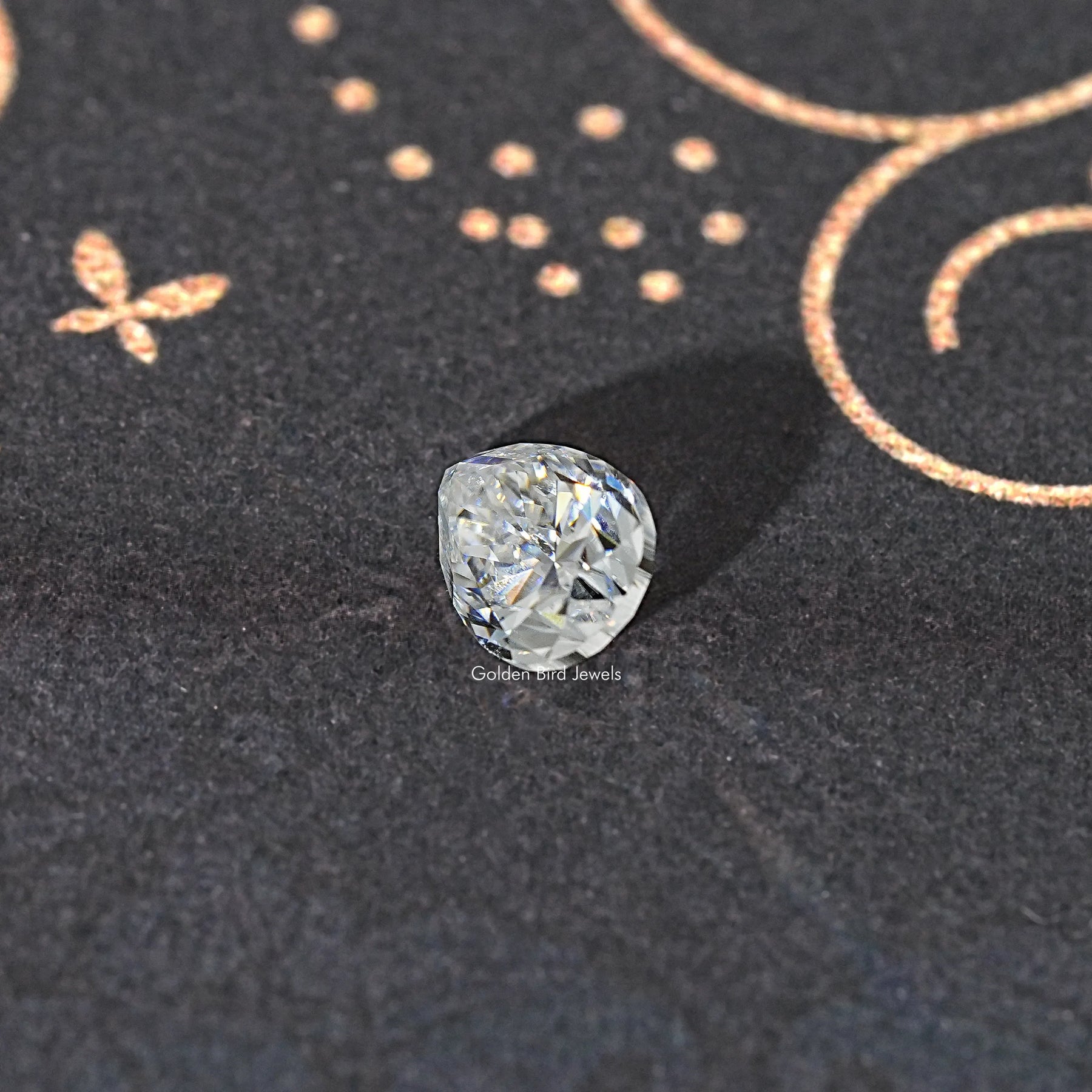 Near Colorless Pear Moissanite Loose