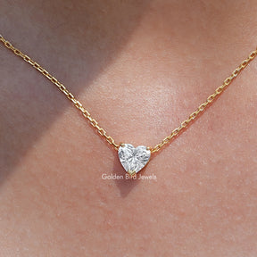 Heart Shaped Lab Grown Diamond Pendant