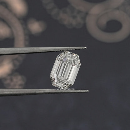 Old Mine Emerald Cut Lab Grown Diamond