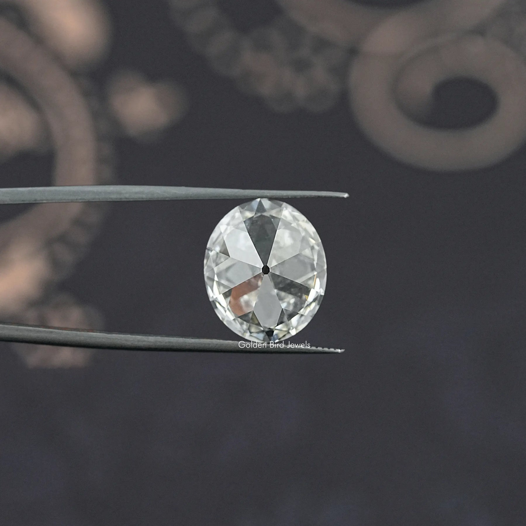 Old Mine Oval Cut Lab Grown Diamond