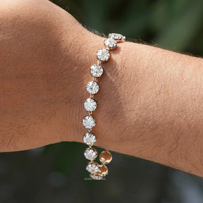 View of moissanite Wedding Tennis bracelet for Women