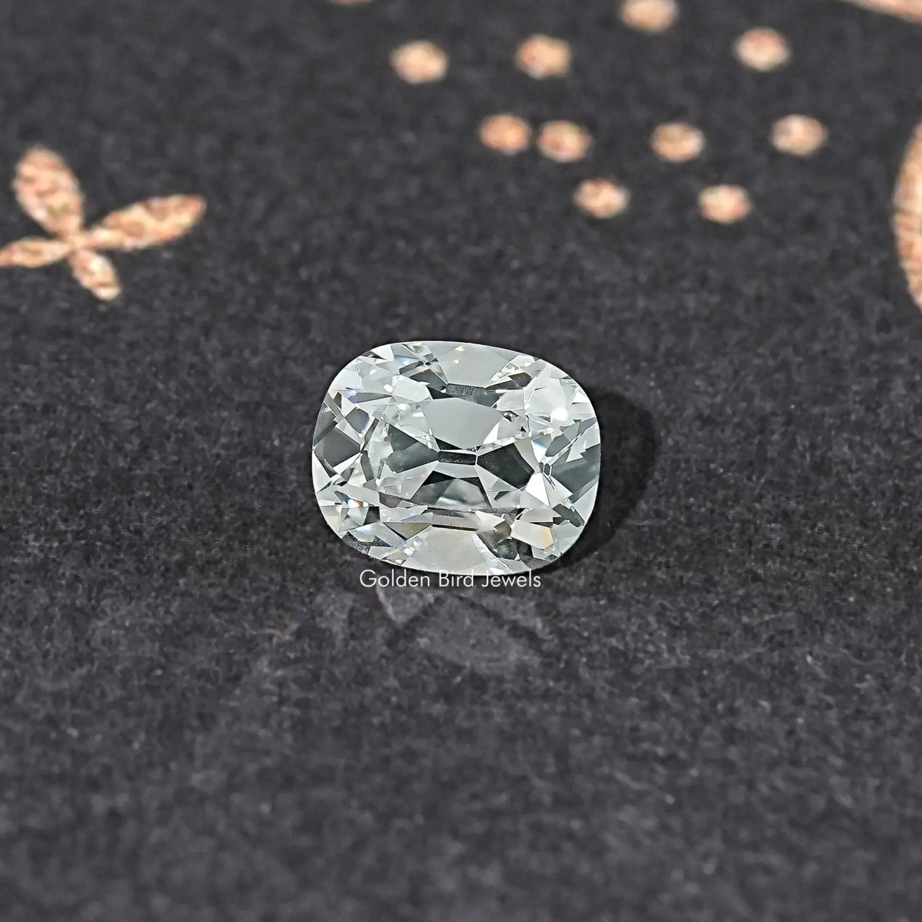 Old Mine Cushion Cut Lab Grown Diamond
