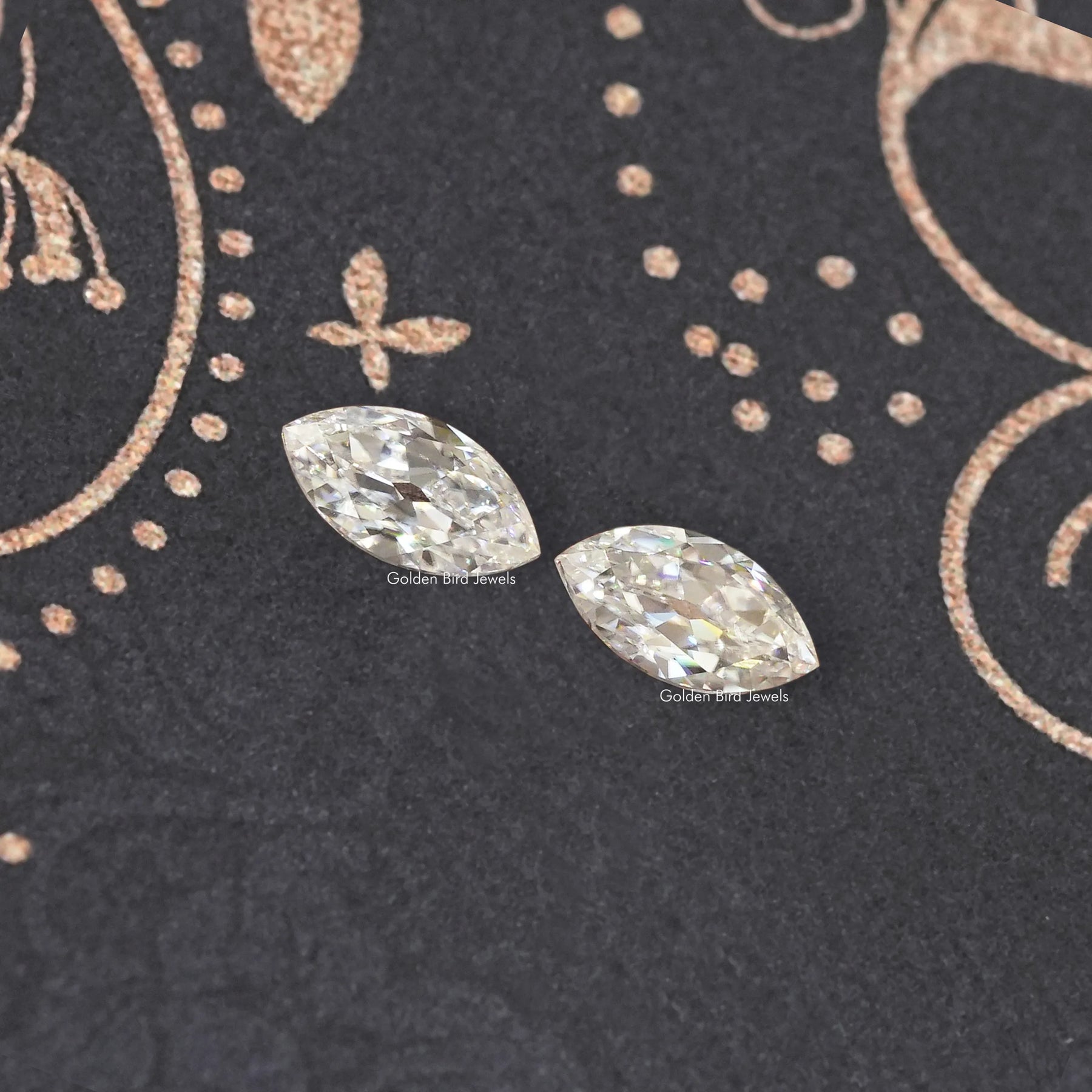 Old Mine Marquise Cut Loose Moissanite