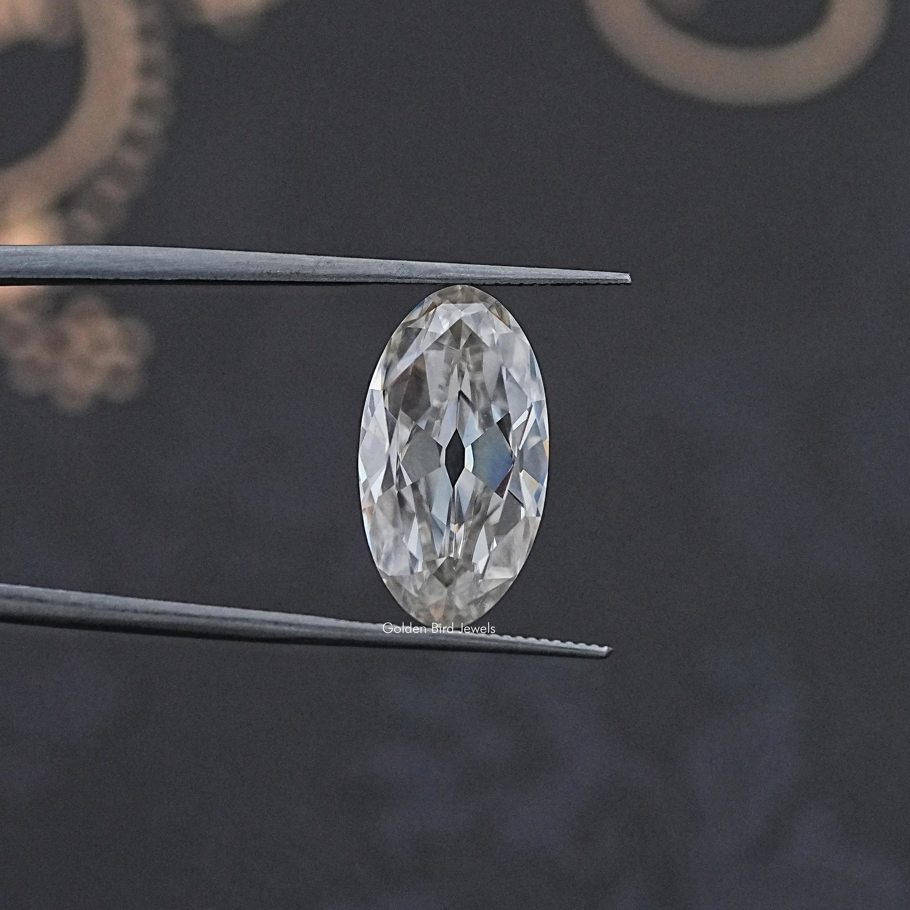 Old Mine Moval Moissanite Loose Stone