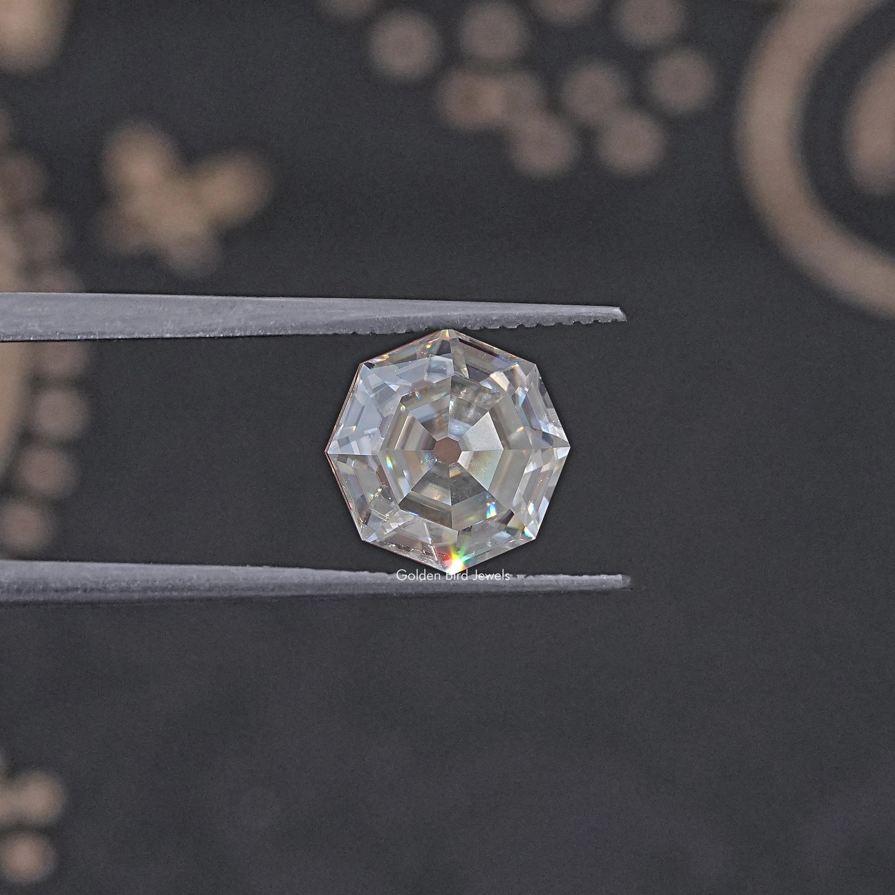 Old Single Cut Moissanite Loose Stone