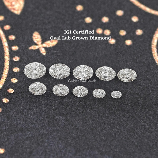 Oval Cut Lab Grown Loose Diamond