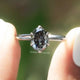 Oval Cut Solitaire Moissanite Engagement Ring