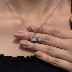 Close up view of Round Shaped Lab Diamond 