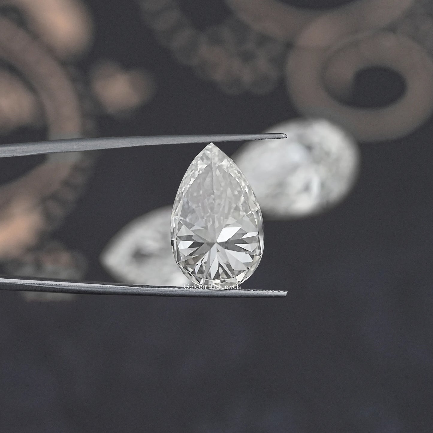 Pear Cut Lab Diamond Loose