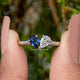 Pear Cut Gemstone Toi Moi Engagement Ring