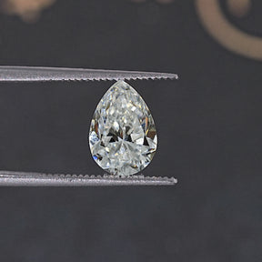 Near Colorless Pear Moissanite Loose