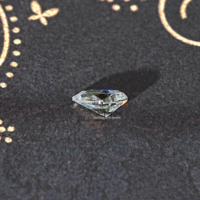 Colorless Pear Moissanite Loose Stone