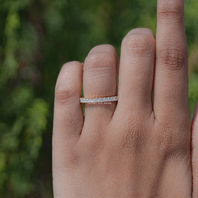 Princess Cut Lab Diamond Full Eternity Band
