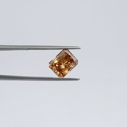 Champagne Radiant Moissanite Loose Stone