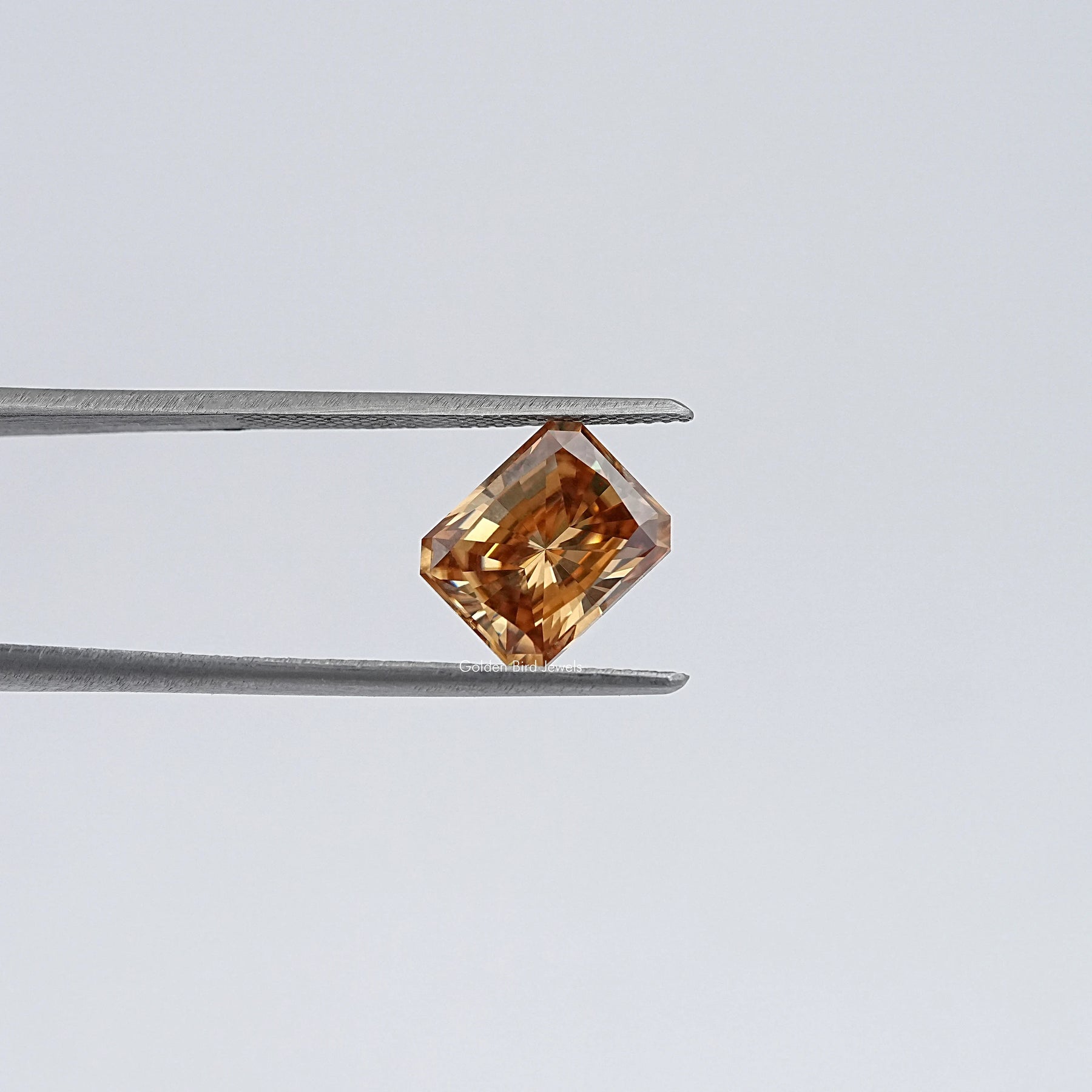 Champagne Radiant Moissanite Loose Stone