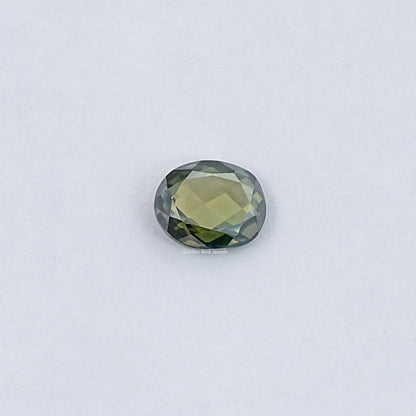 View Of Rose cut Oval Loose Moissanite 
