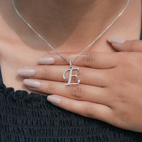 Front View Of Moissanite Solitaire Pendant 