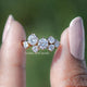 Round Shaped Lab Diamond Engagement Ring