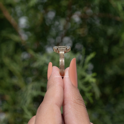 Dutch Marquise  Diamond Solitaire Engagement Ring
