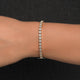 Square Cushion Lab Diamond Tennis Bracelet