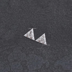Triangle Cut Loose Moissanite Matching Pair