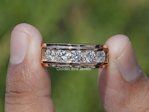 You tube Video of Round Cut Lab Diamond ring Bridal Ring Set