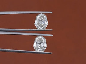 You tube Video Of Shield Cut Loose Moissanite Pair
