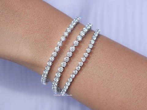 You tube Video of Round Shaped CVD Diamond Bridal Bracelet