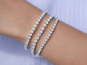 You tube Video of Round Shaped CVD Diamond Bridal Bracelet