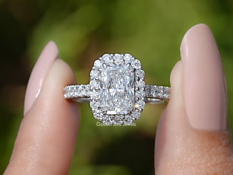 You tube Video of Halo Accent Engagement Ring