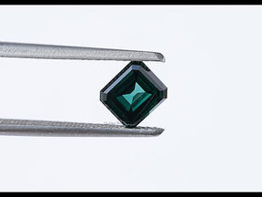 You tube Video Of  Dark Green Old Mine Asscher Moissanite Loose Stone
