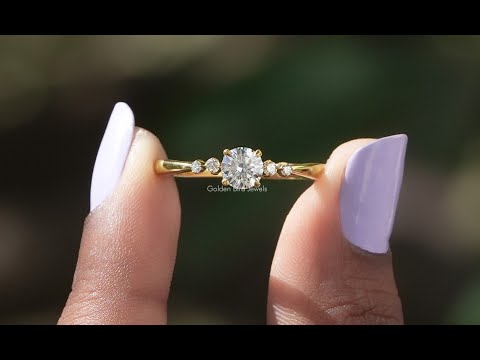 You tube Video of Lab Diamond Round Cut Ring