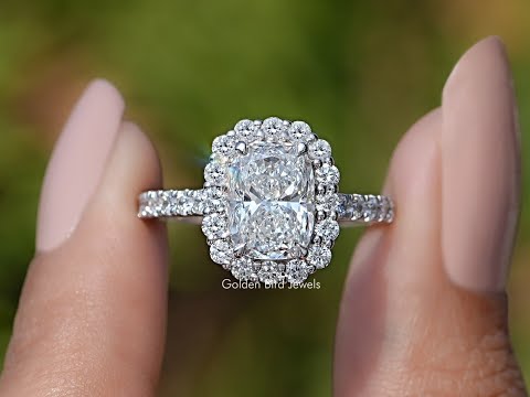 You tube Video of Halo Accent Engagement Ring