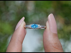 YouTube Video Of East West Oval Cut Gemstone Ring