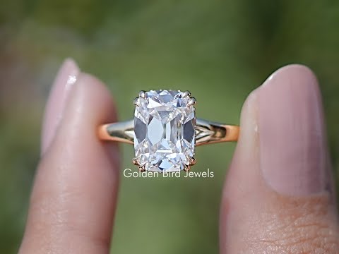You tube Video of Old Mine Cushion Cut ring