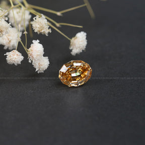 Moissanite Oval Cut Loose Stone in Unique shape 