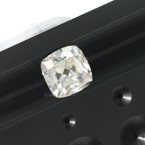 Detailed view of Cushion Shape Moissanite Stone