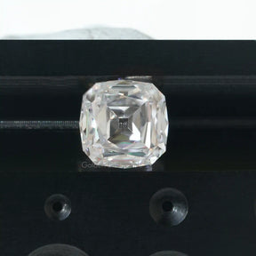 Close view of Antique Mazarin Cut Loose Moissanite